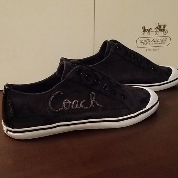 Coach Shoes - Coach Keeley black sneakers